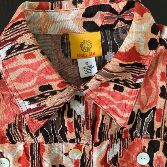 Ruby Rd., Womens jacket, convertible sleeves, 10, EUC - Picture 5 of 7